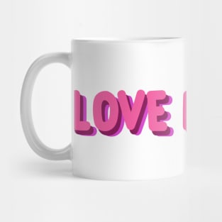 love is fake Mug